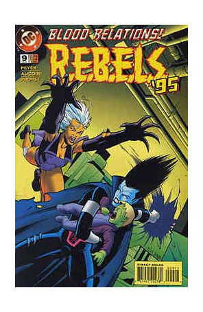 R.E.B.E.L.S. 9 published by DC with cover art by Derec Aucoin