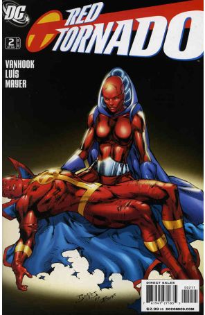 Red Tornado (2nd Series) 2 published by DC with cover art by Ed Benés