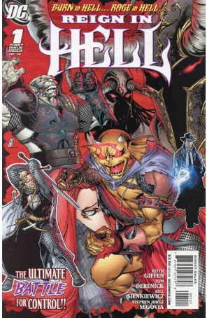 Reign In Hell 1A published by DC with cover art by Matthew Clark