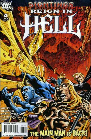Reign In Hell 4 published by DC with cover art by Justiniano