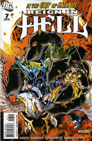 Reign In Hell 7 published by DC with cover art by Justiniano