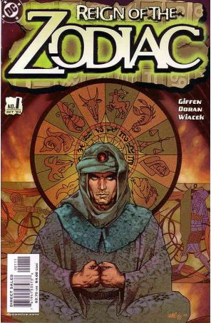 Reign of the Zodiac 1 published by DC with cover art by Tony Harris