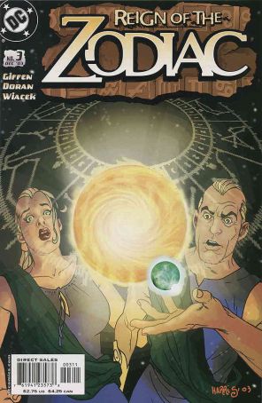 Reign of the Zodiac 3 published by DC with cover art by Tony Harris