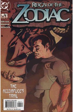 Reign of the Zodiac 4 published by DC with cover art by Tony Harris