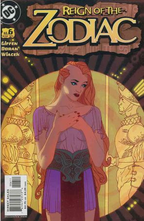 Reign of the Zodiac 6 published by DC with cover art by Tony Harris