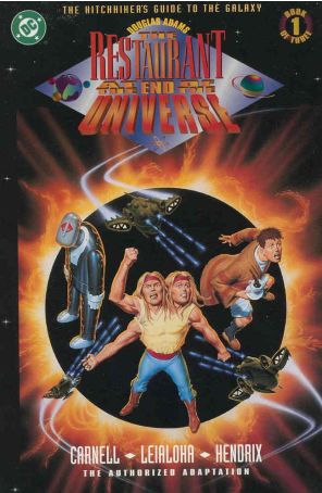 The Restaurant at the End of the Universe 1 published by DC with cover art by Richard Larson and Steve Fastner