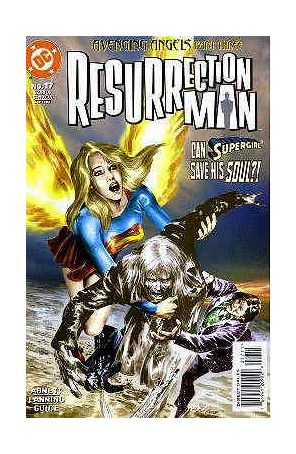 Resurrection Man 17 published by DC with cover art by Butch Guice