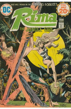 Rima, the Jungle Girl 4 published by DC with cover art by Joe Kubert