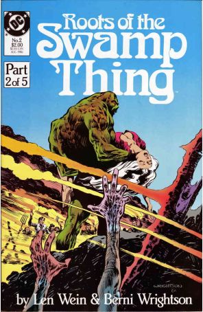 Roots of the Swamp Thing 2 published by DC with cover art by Bernie Wrightson