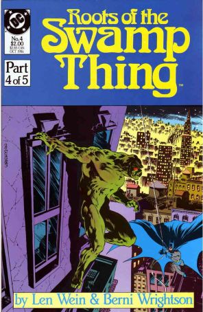 Roots of the Swamp Thing 4 published by DC with cover art by Bernie Wrightson