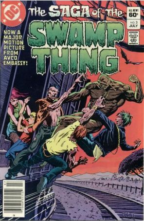 The Saga of the Swamp Thing 3 (Newsstand) published by DC with cover art by Tom Yeates