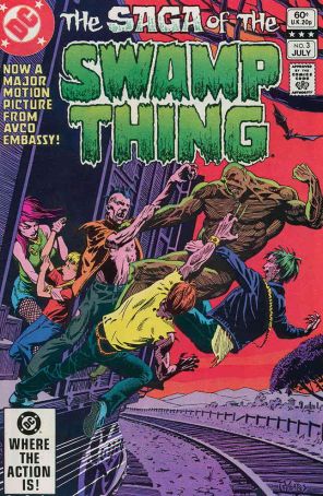 The Saga of the Swamp Thing 3 published by DC with cover art by Tom Yeates
