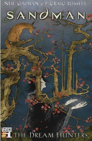 Sandman: The Dream Hunters 1 published by Vertigo with cover art by Yuko Shimizu and P. Craig Russell (back)