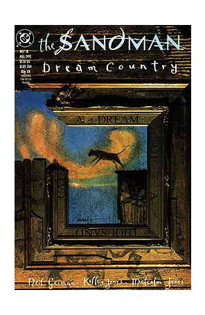 Sandman 18 published by DC with cover art by Dave McKean