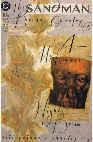 Sandman 19 published by DC with cover art by Dave McKean