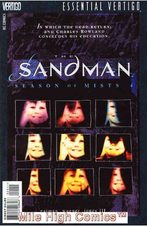Sandman 25 published by DC with cover art by Dave McKean