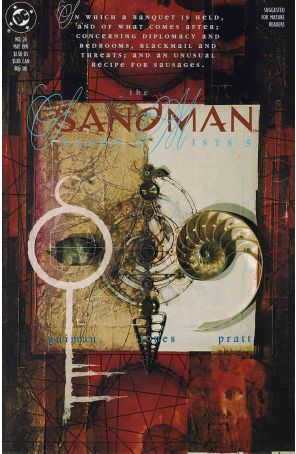 Sandman 26 published by DC with cover art by Dave McKean