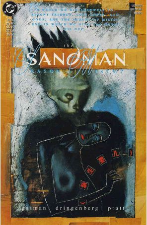 Sandman 28 published by DC with cover art by Dave McKean