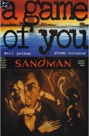 Sandman 32 published by DC with cover art by Dave McKean