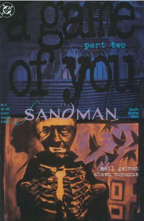 Sandman 33 published by DC with cover art by Dave McKean
