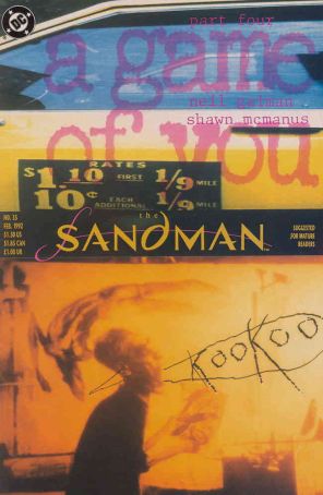 Sandman 35 published by DC with cover art by Dave McKean