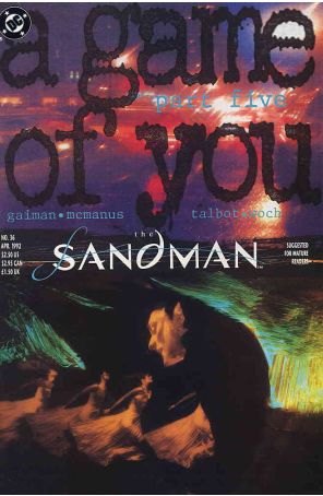 Sandman 36 published by DC with cover art by Dave McKean