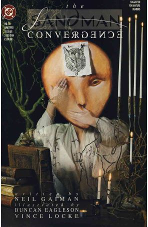Sandman 38 published by DC with cover art by Dave McKean