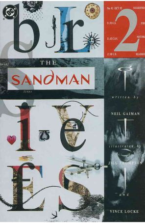 Sandman 42 published by DC with cover art by Dave McKean