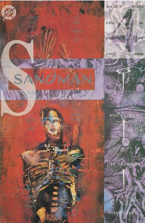 Sandman 44 published by DC with cover art by Dave McKean