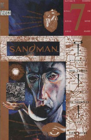 Sandman 47 published by DC with cover art by Dave McKean