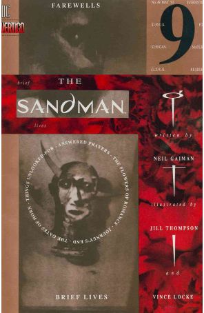 Sandman 49 published by DC with cover art by Dave McKean