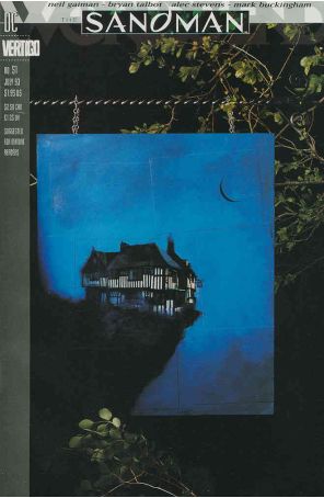 Sandman 51 published by DC with cover art by Dave McKean