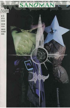 Sandman 53 published by DC with cover art by Dave McKean