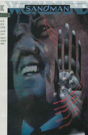 Sandman 54 published by DC with cover art by Dave McKean
