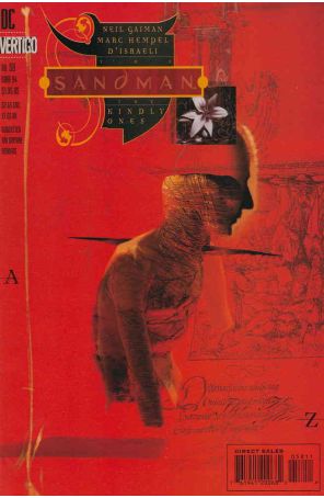 Sandman 58 published by DC with cover art by Dave McKean