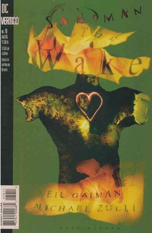 Sandman 70 published by DC with cover art by Dave McKean