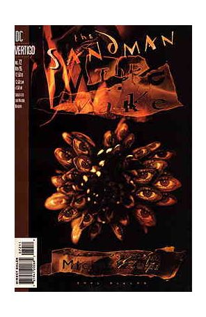 Sandman 72 published by DC with cover art by Dave McKean