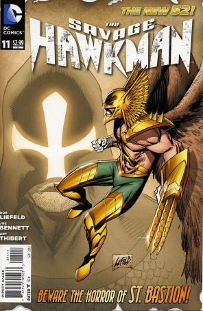 The Savage Hawkman 11 published by DC with cover art by Rob Liefeld