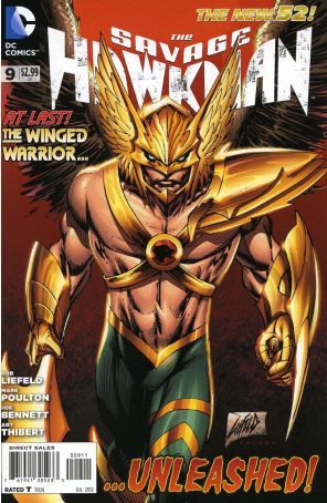 The Savage Hawkman 9 published by DC with cover art by Rob Liefeld