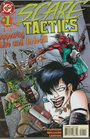 Scare Tactics 1 published by DC with cover art by Anthony Williams