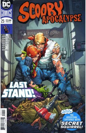 Scooby Apocalypse 25 published by DC with cover art by Howard Porter