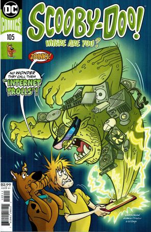 Scooby Doo, Where Are You? (DC) 105 published by DC with cover art by Scott Jeralds
