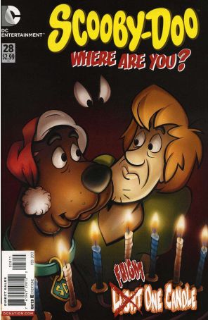 Scooby Doo, Where Are You? (DC) 28 published by DC with cover art by Scott Gross