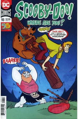 Scooby Doo, Where Are You? (DC) 98 published by DC with cover art by Derek Fridolfs
