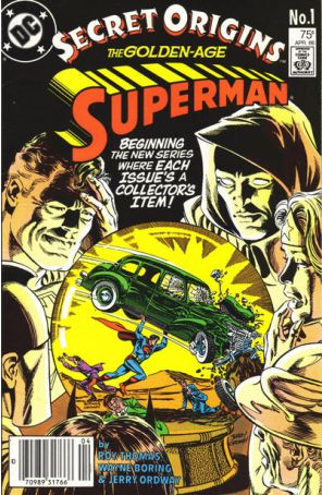Secret Origins (3rd Series) 1 (Newsstand) published by DC with cover art by Wayne Boring