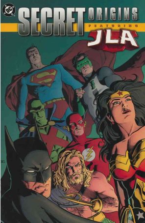 Secret Origins Featuring the JLA TPB 1 published by DC with cover art by John Cassaday