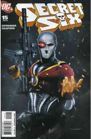 Secret Six (3rd Series) 15 published by DC with cover art by Daniel Luvisi