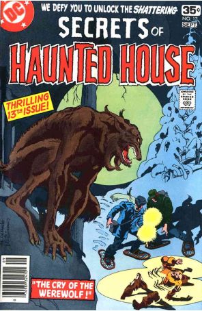 Secrets of Haunted House 13 published by DC with cover art by Joe Orlando