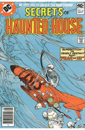 Secrets of Haunted House 16 published by DC with cover art by Michael W. Kaluta