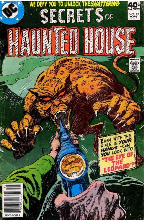 Secrets of Haunted House 17 published by DC with cover art by Luis Cominguez